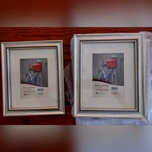 Set of Four photo frames with mats picture frames 8x10 5X7